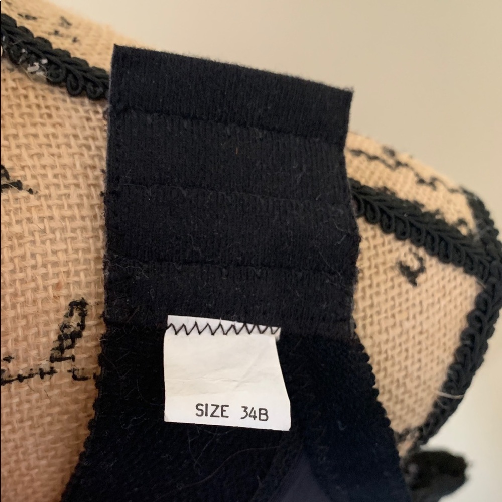 Beaded Black Bustier - image 4